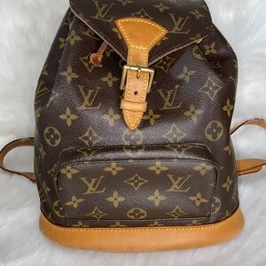 Louis Vuitton Monogram Montsouris Backpack preowned authentic